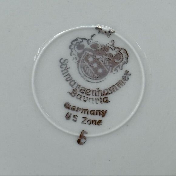 Vintage Schwarzenhammer Bavaria Germany
US Zone Porcelain Bowl - Picture 5 of 6